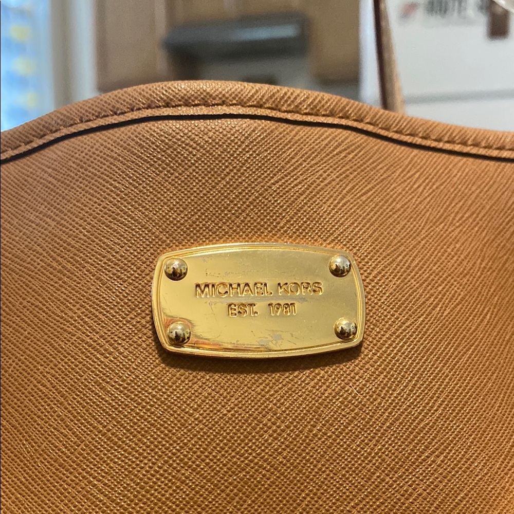 Michael Kors Brown Leather Tote